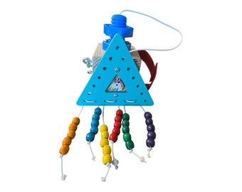 Montessori busy cube, sensory activity toy for toddlers, wooden learning toy, Motorikwürfel für Babys, Sensorik Spielzeug Holz, Feinmotorik