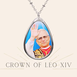 Necklace + GIFT for you | Leo XIV Necklace | Vatican Medal | Religious, Christian, Catholic Jewelry |  Original Pope Portraits | Léon 14