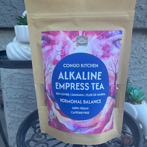 ALKALINE EMPRESS Kräuter Monatliche Tee Fruchtbarkeit Unterstützung Womens Kräuter Wise Woman / Mond Tee Beere Infundiert 100% Natürlich Organisch und Vegan