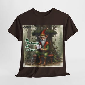 Koszulka z memem, koszulka unisex Fantasy Elf, kod QR Lottery, koszulka Lucky Charm, spersonalizowana treść QR, personalizowana koszulka, memy, koszulka Lotto