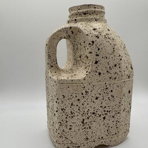 Handmade Ceramic Stoneware Cream / Milk Jug or Vase. Glazed. Lovely tactile jug to use with coffee or tea. Ideal handcrafted pottery gift