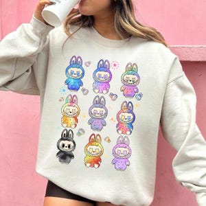 Doll Character png, Trending Pink Cartoon Character Design, Perfect Gift for Kids, La Bubu Monster Png, Funny Cartoon Png, Png file