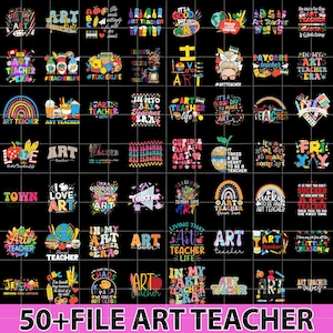 50+ Art Teacher Png Bundle, Art Teacher png Art Teacher Design, Teacher Sublimation Design, Teacher PNG Designs, Teacher PNG