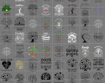 50+ File Family Reunion Png Bundle, Family Png Bundle, Family Vacation Png, Family Gathering Png, Reunion Cut Files, Family Tree,Png Digital