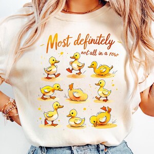 Funny Ducks Not All In a Row Sarcastic PNG Snarky Png Funny Mental Health Cute Duck Png Funny Animal Motivational Sarcasm Trendy PngORIGINAL