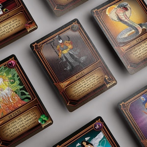custom playing cards, oracle cards, prayer cards, digital grimoire, Greek mythology, medusa, hades, anubis, freya, olympus, aphrodite, thor