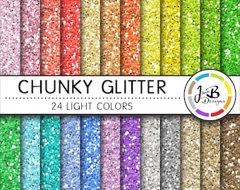 Glitter Digital Paper, Glitter Background, Glitter Paper, Scrapbook Paper, Chunky Glitter, Glitter, Glitter Texture, Glitter Digital, Light