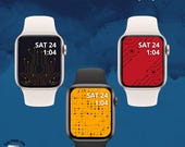 Circuit Board Apple Watch Wallpaper Set | Tech-Inspired Digital Faces | Minimalist Geek Design