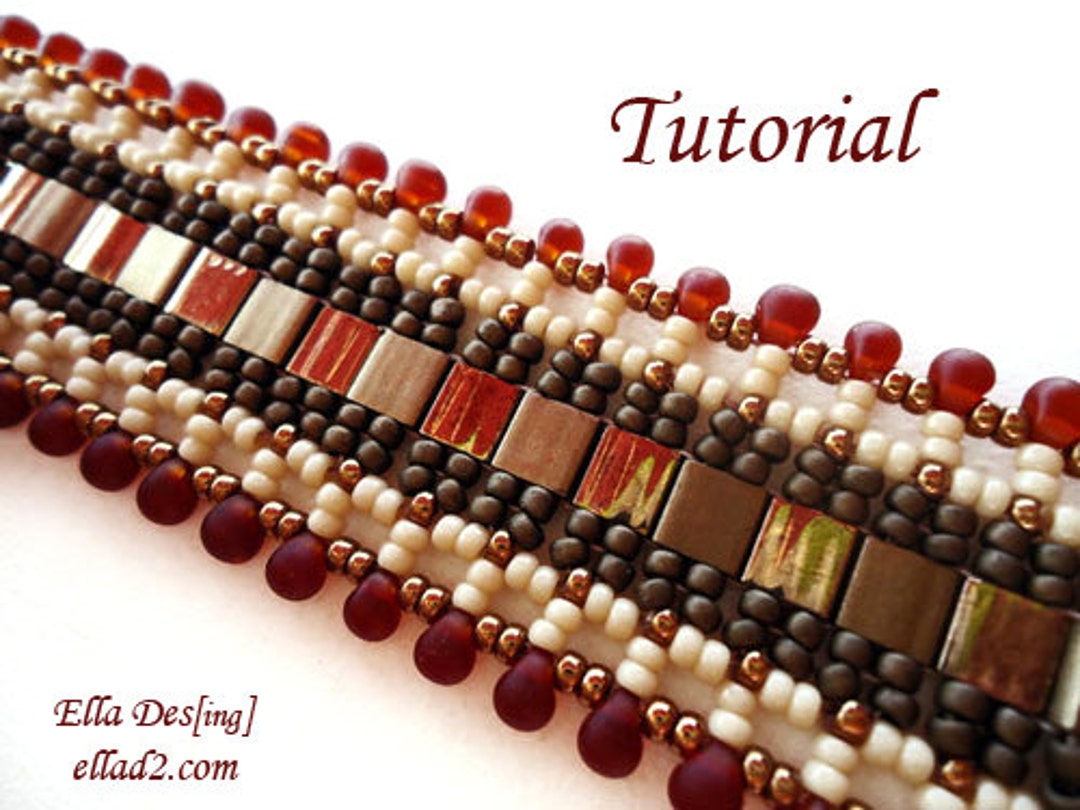 Tutorial Indian Summer Bracelet - Instant Download PDF - Etsy