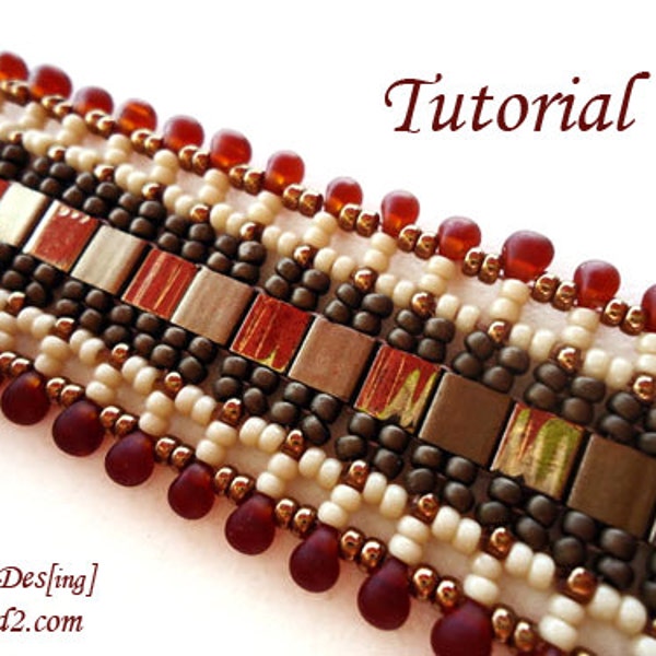 Tutorial Indian Summer Bracelet - Instant Download PDF