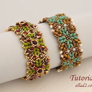 Tutorial Inka Bracelets - Beading pattern, PDF