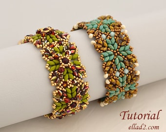 Tutorial Inka Bracelets - Beading pattern, PDF