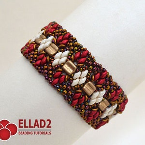 Tutorial Osseleta Bracelet-Beading Tutorial,Instant download,Beading Pattern,Jewelry Tutorial