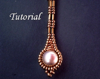 TUTORIAL Long Pearly Tila Earrings - Bead pattern