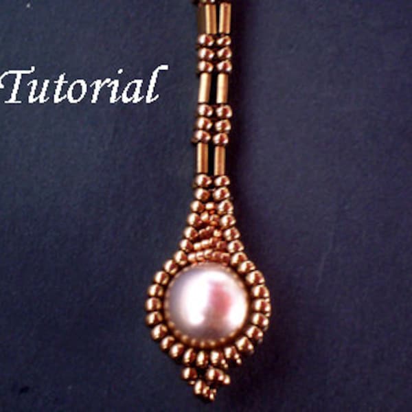 TUTORIAL Long Pearly Tila Earrings - Bead pattern