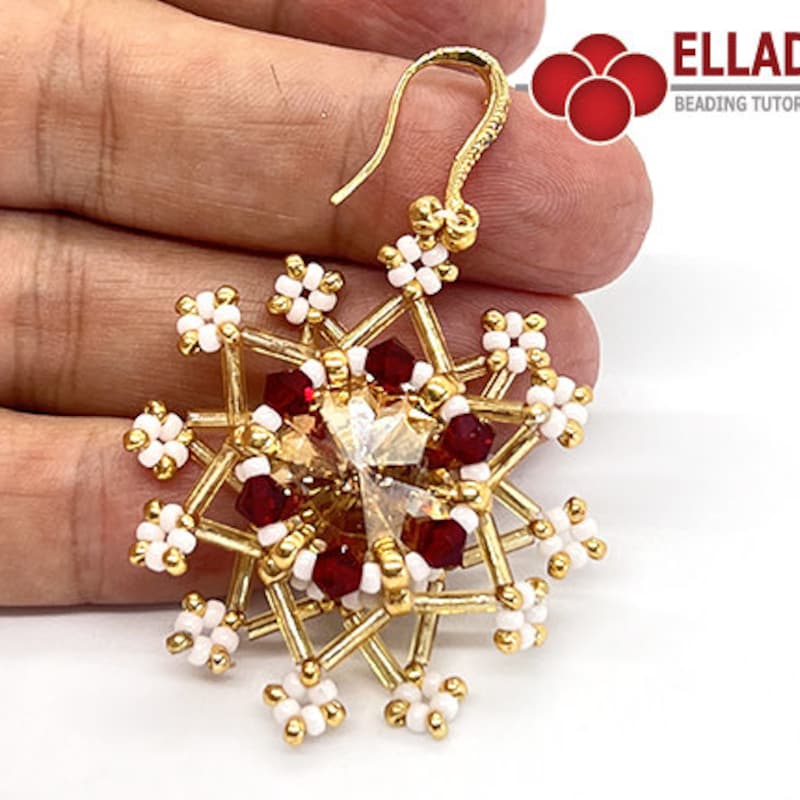 Beaded Snowflake Tutorial - Etsy