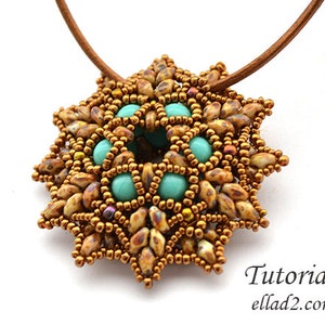 Tutorial Zonnetje Pendant - Beading Pattern PDF