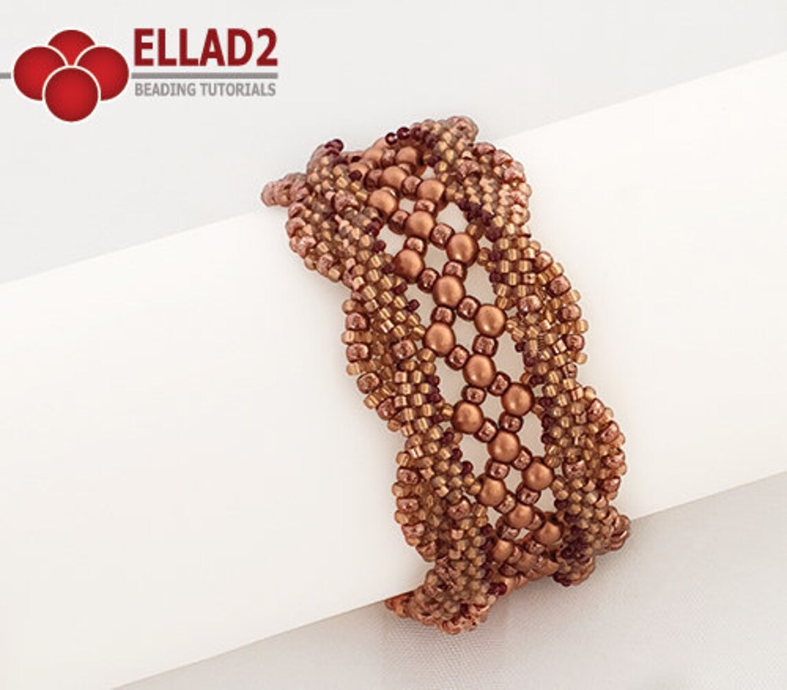 Beading Tutorial Valencia Bracelet Beading Tutorial Etsy