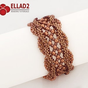 Fädelanleitung für ein Armband mit Rounduo Mini Perlen - Fädelanleitung, PDF-Datei, Ellad2 Design