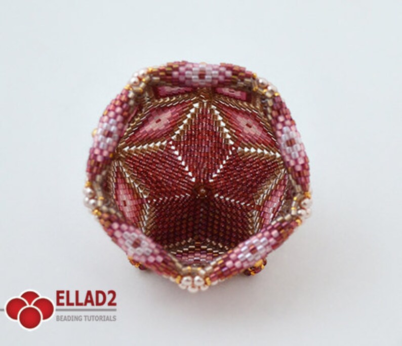 Tutorial Beaded Bowl Beading Tutorial Beading Pattern Etsy