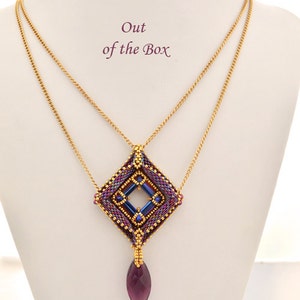 Tutorial Out of the Box Pendant Beading pattern, PDF image 2