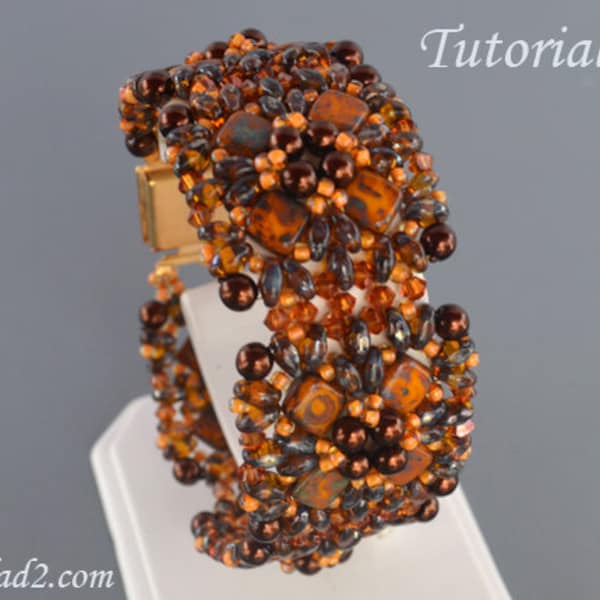 Tutorial Hermosita Bracelet - Beading Pattern PDF