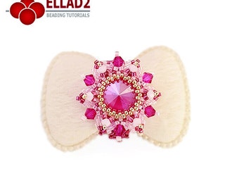 Tutorial Posh Ring - Beading tutorial, beadwoven ring, ring tutorial, instant download, design by Ellad2