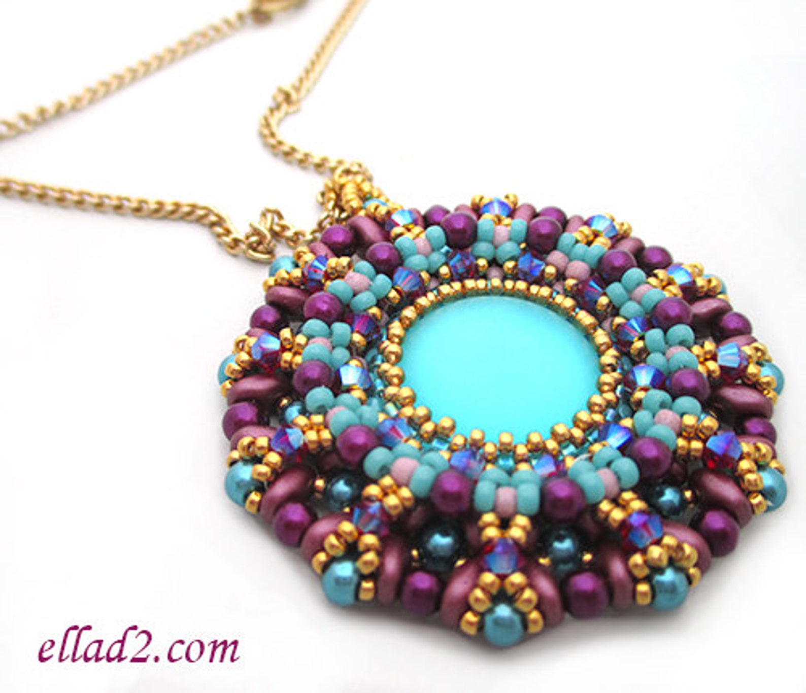 Tutorial Candy Pendant Instant Download PDF Beading Etsy