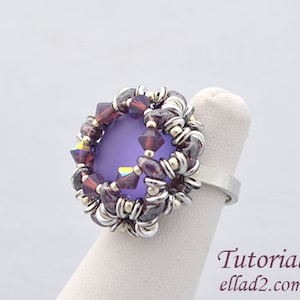 Tutorial O-Ring - Beading Pattern, Instant download, PDF, Jewelry Tutorial