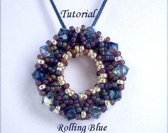 TUTORIAL Rolling Blue - Beading pattern