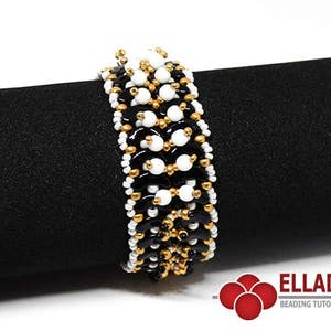 Tutorial Valley Bracelet-Beading-Tutorial, Arcos Perlen, Schmuck-Tutorial, Ellad2, sofortiger Download