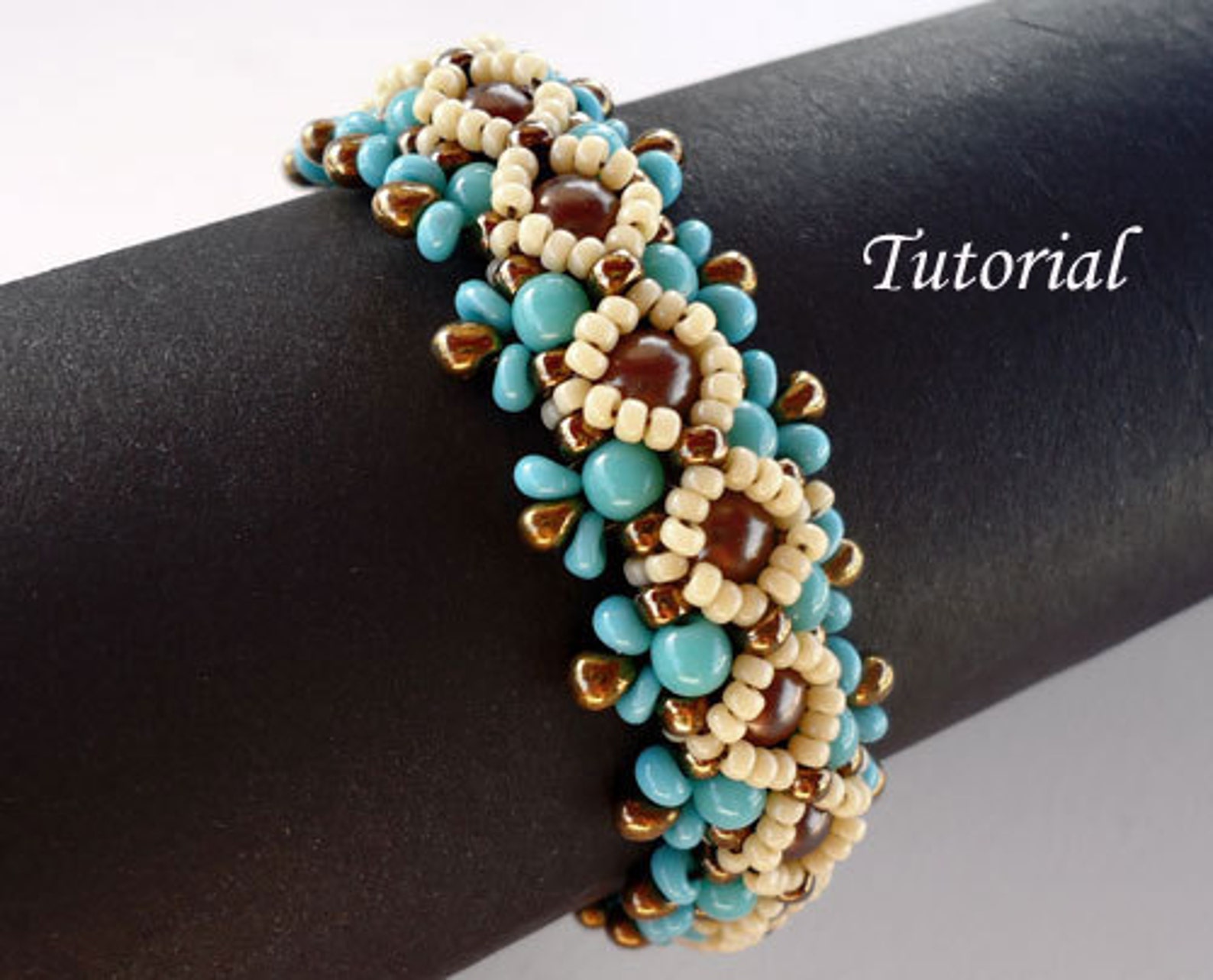 Tutorial Ojo Bracelet Instant download beading tutorials Etsy