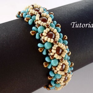 Tutorial Ojo Bracelet - Instant download, beading tutorials PDF