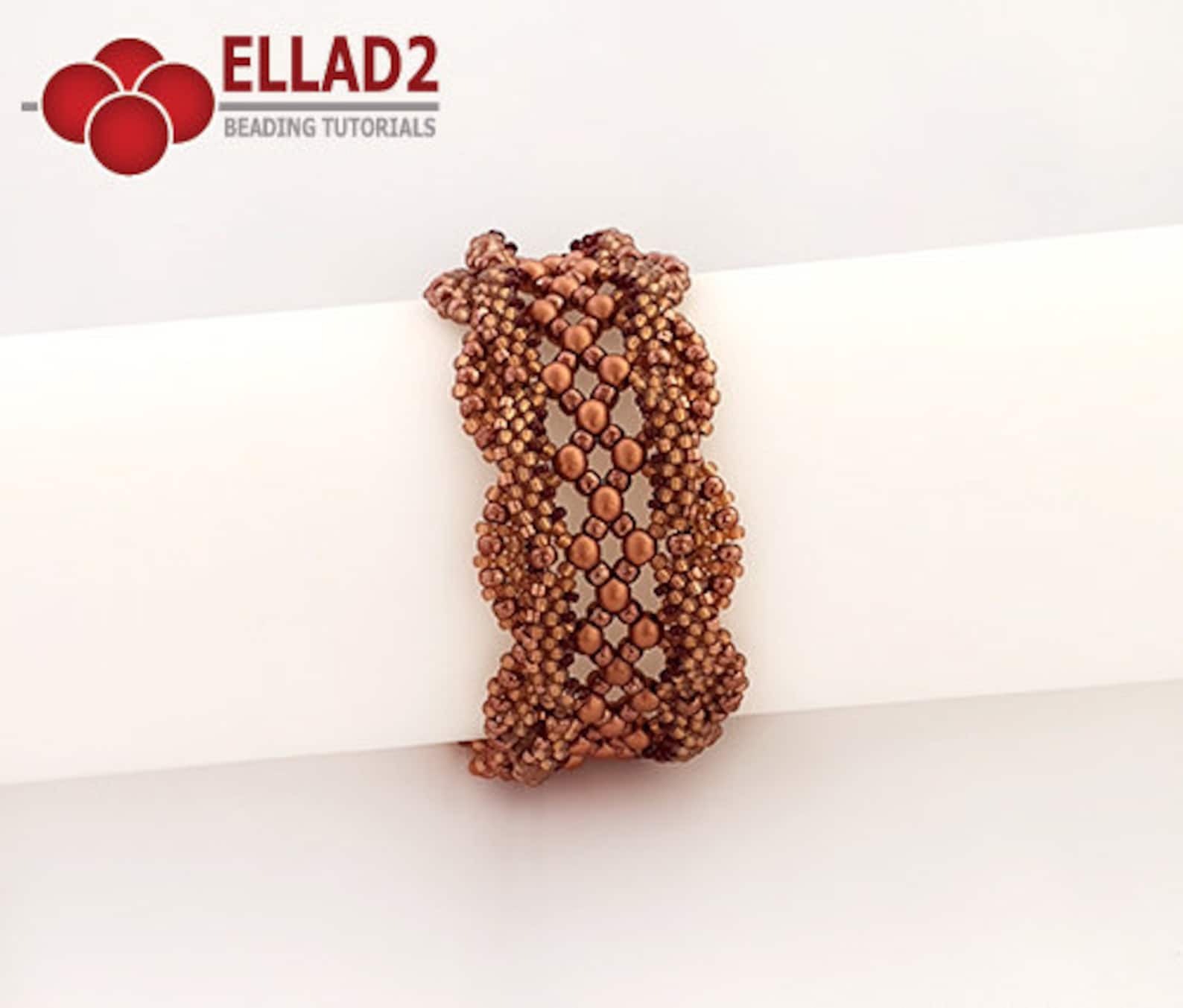 Beading Tutorial Valencia Bracelet Beading Tutorial Etsy