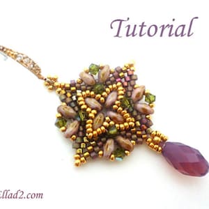 Tutorial Super Square Earrings - Beading Tutorials by Ellad2