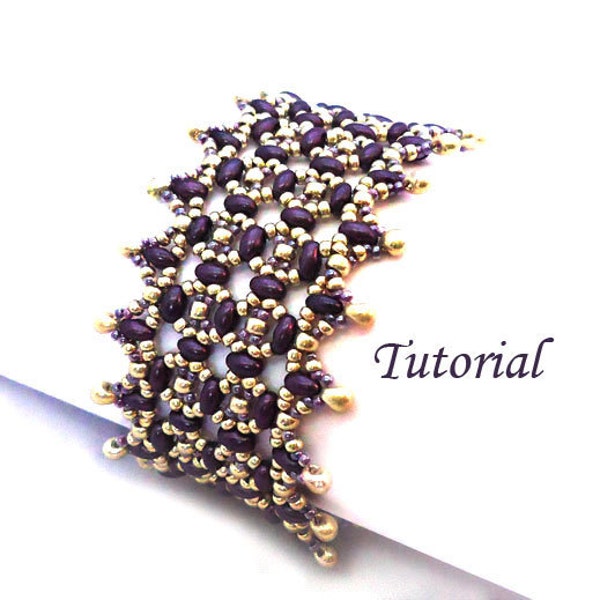 Tutorial Terra Twins Bracelet - Beading pattern PDF