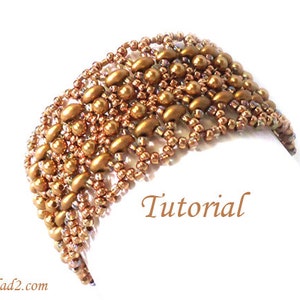 Tutorial Maddelena Bracelet - Instant Download, Beading tutorial