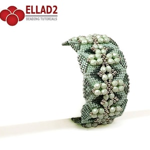 Beading Tutorial Bella Bracelet - beading tutorial, instant download, design by Ellad2