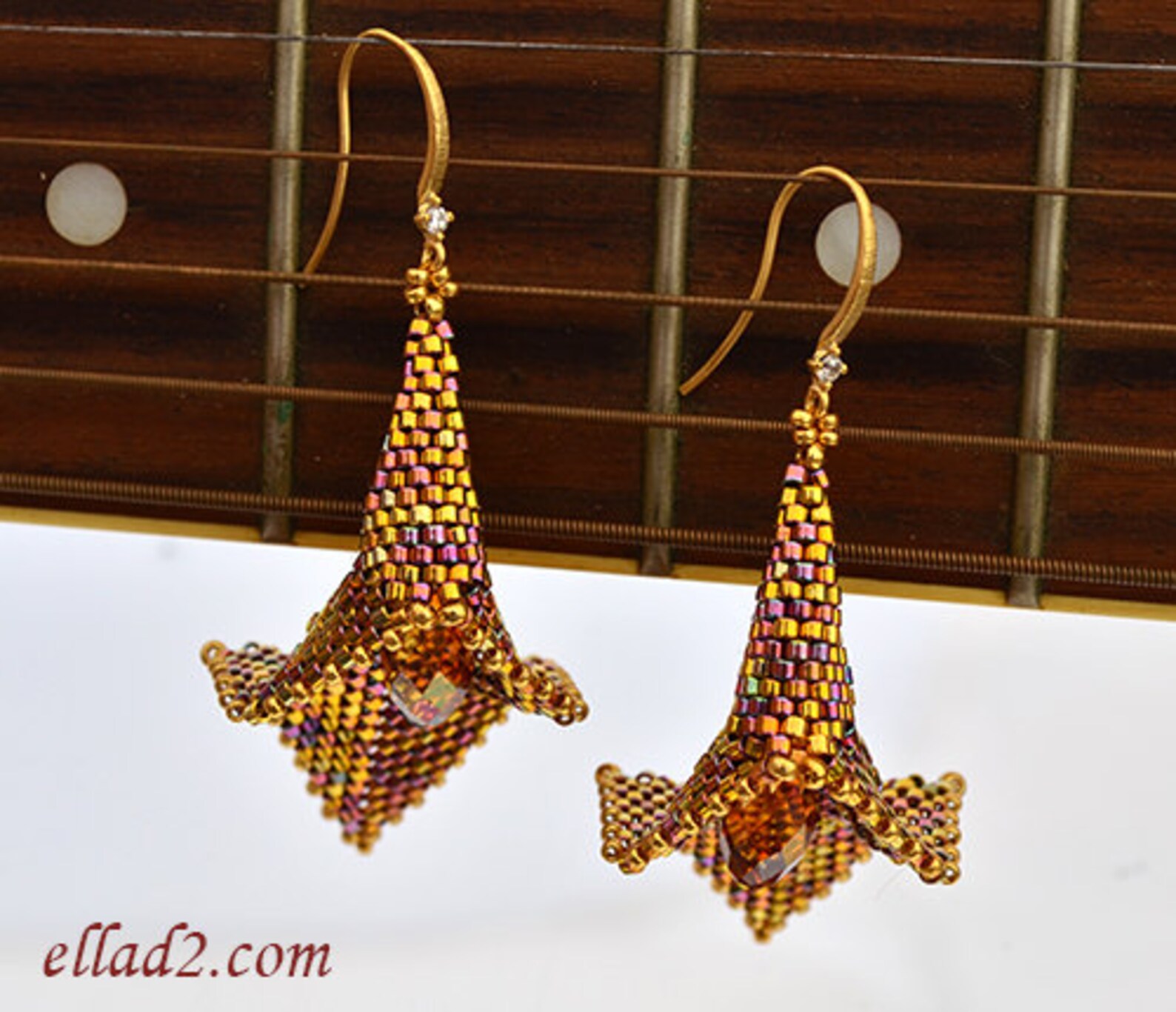 Tutorial Lilly Earrings Etsy