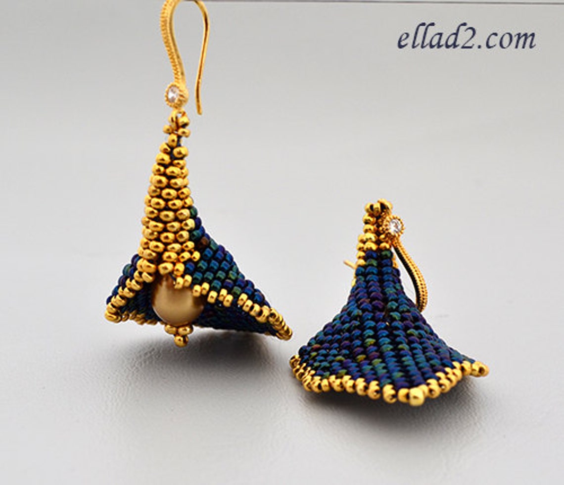 Tutorial Lilly Earrings Etsy