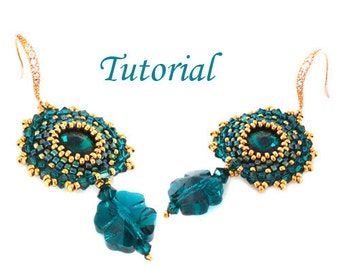 Tutorial Lucky Clover Earrings - Beading tutorial pdf