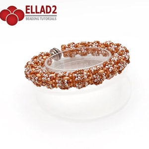 Tutorial Morela Bracelet - beading tutorial, instant download, Ellad2 design
