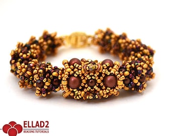 Tutorial Amabella Bracelet-Instant download,beading tutorial,beading pattern