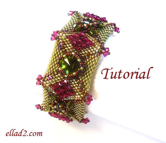 Tutorial Henrietta Bracelet - Beading pattern PDF