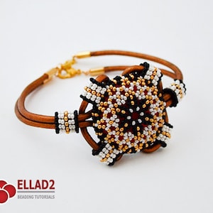 Tutoriel Kaira Bracelet - Tutoriel de perles, Motif de perles, Ellad2, Téléchargement instantané