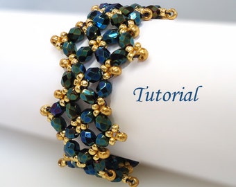 Tutorial Lucie Bracelet - Beading pattern PDF