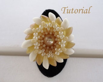 Tutorial Magatama Ring - Beading pattern