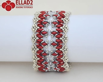 Tutorial Calista Bracelet-Beading Pattern, Instant download,Jewelry Tutorial