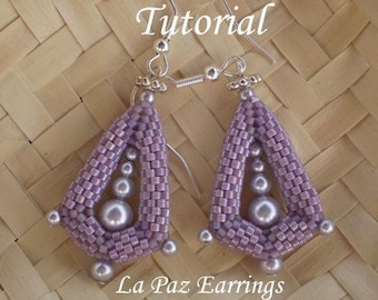 TUTORIAL La Paz Earrings - Beading pattern