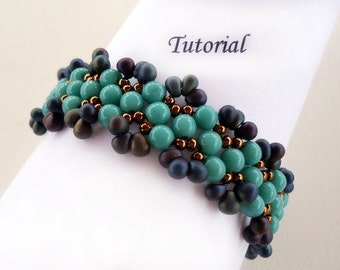 Tutorial Aruba Blue Bracelet - Bead pattern